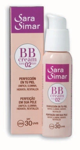 BB CREAM SPF30 TONO 02 SARA SIMAR 50 ml